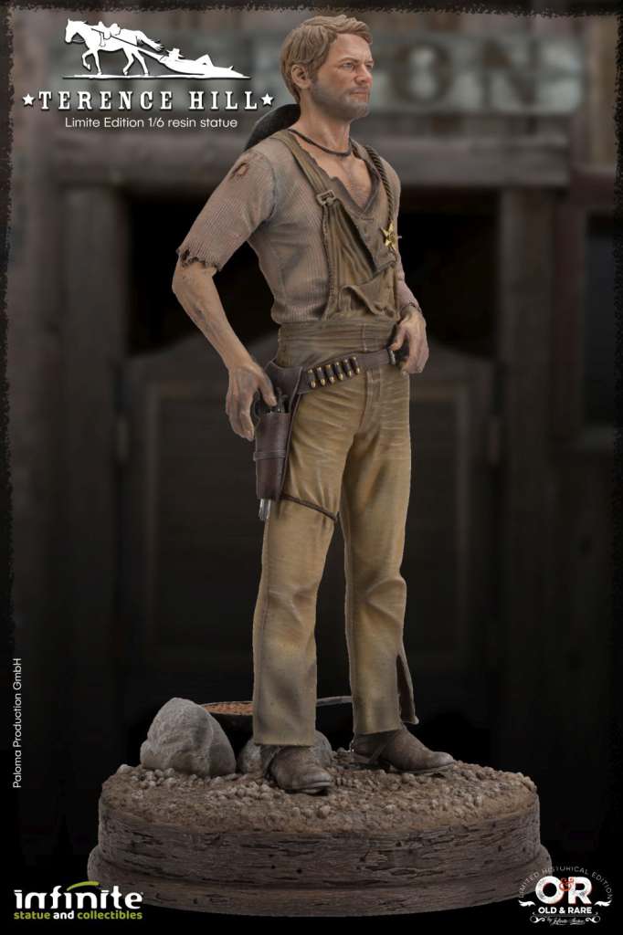 Infinite Statue / Kaustic Plastik Terence Hill Old&Rare 1/6 Resin Statue