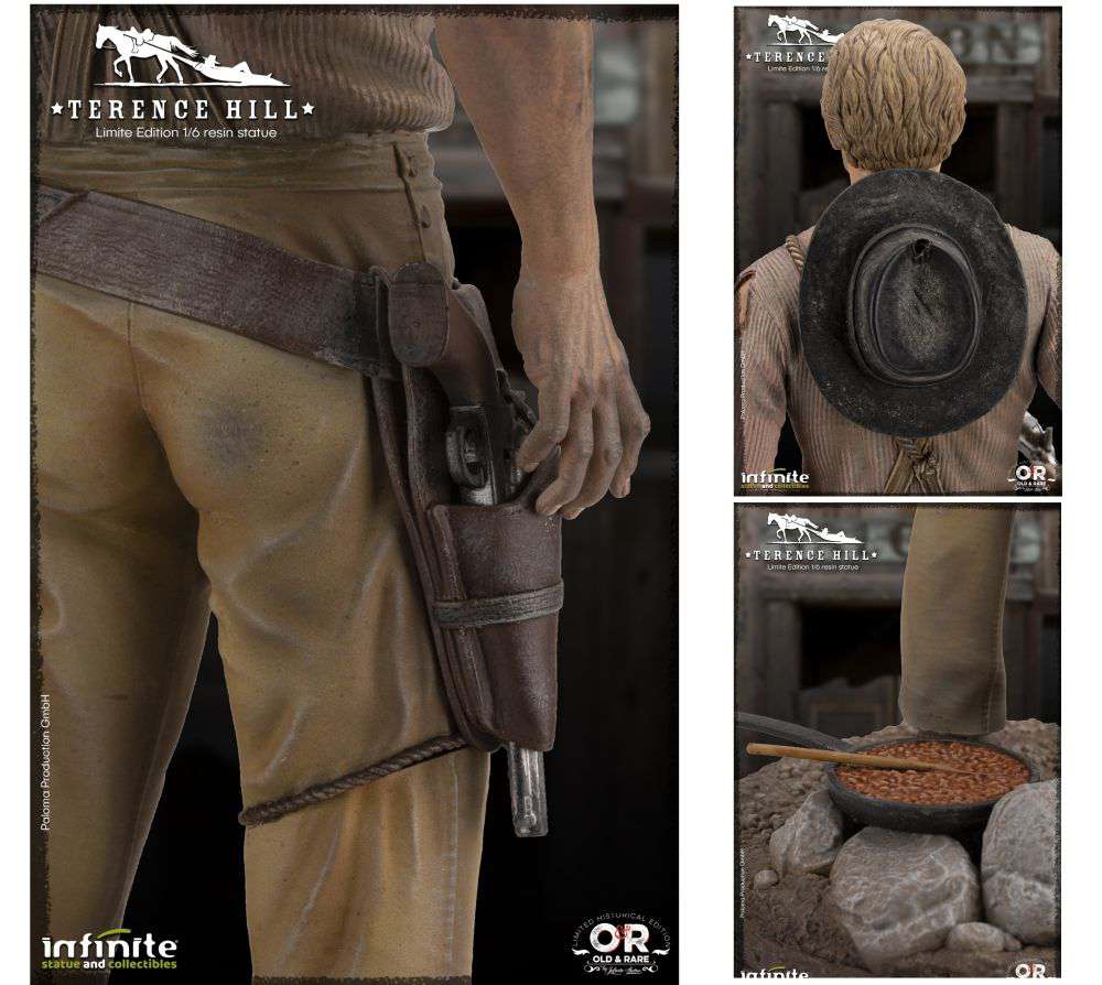 Infinite Statue / Kaustic Plastik Terence Hill Old&Rare 1/6 Resin Statue