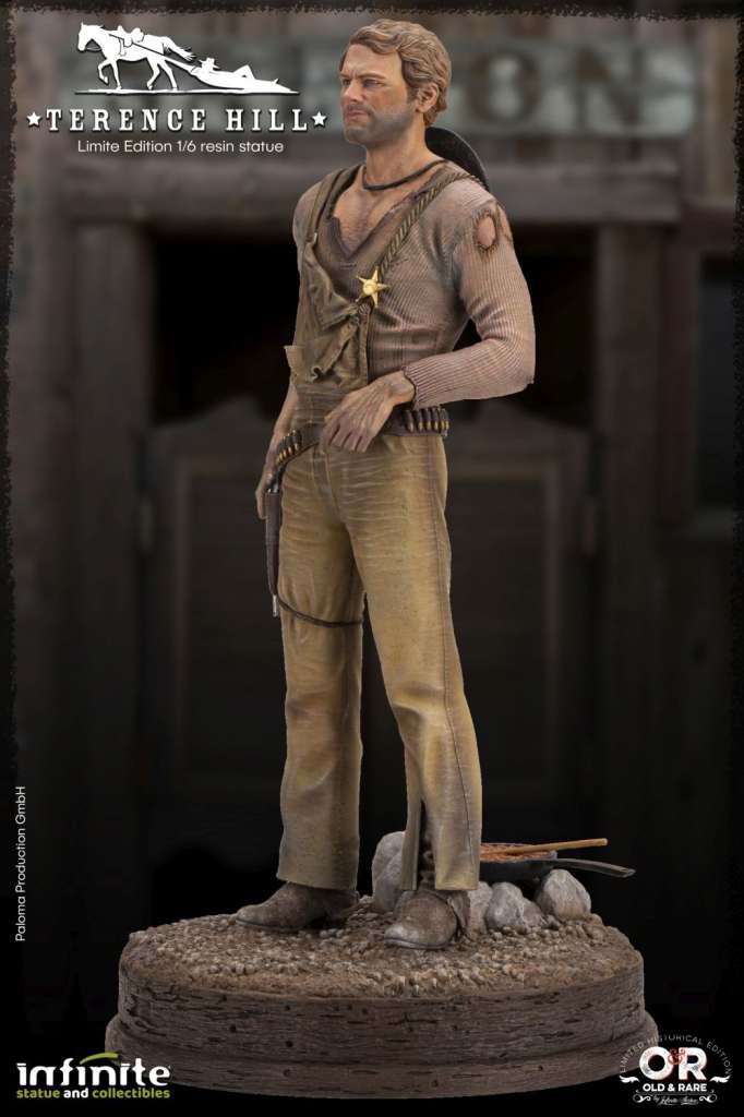 Infinite Statue / Kaustic Plastik Terence Hill Old&Rare 1/6 Resin Statue