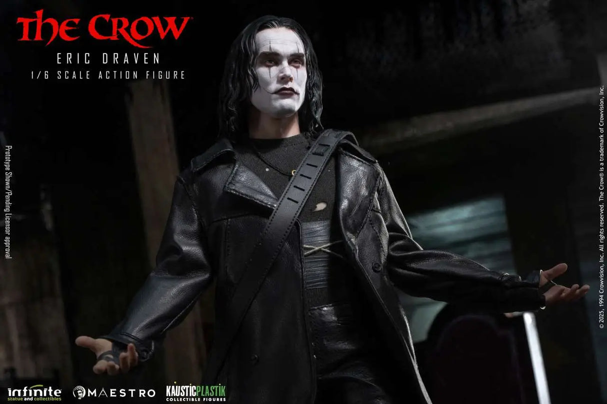 Infinite Statue / Kaustic Plastik The Crow Eric Draven Luxury Standard Edition 1/6 Actionfigur