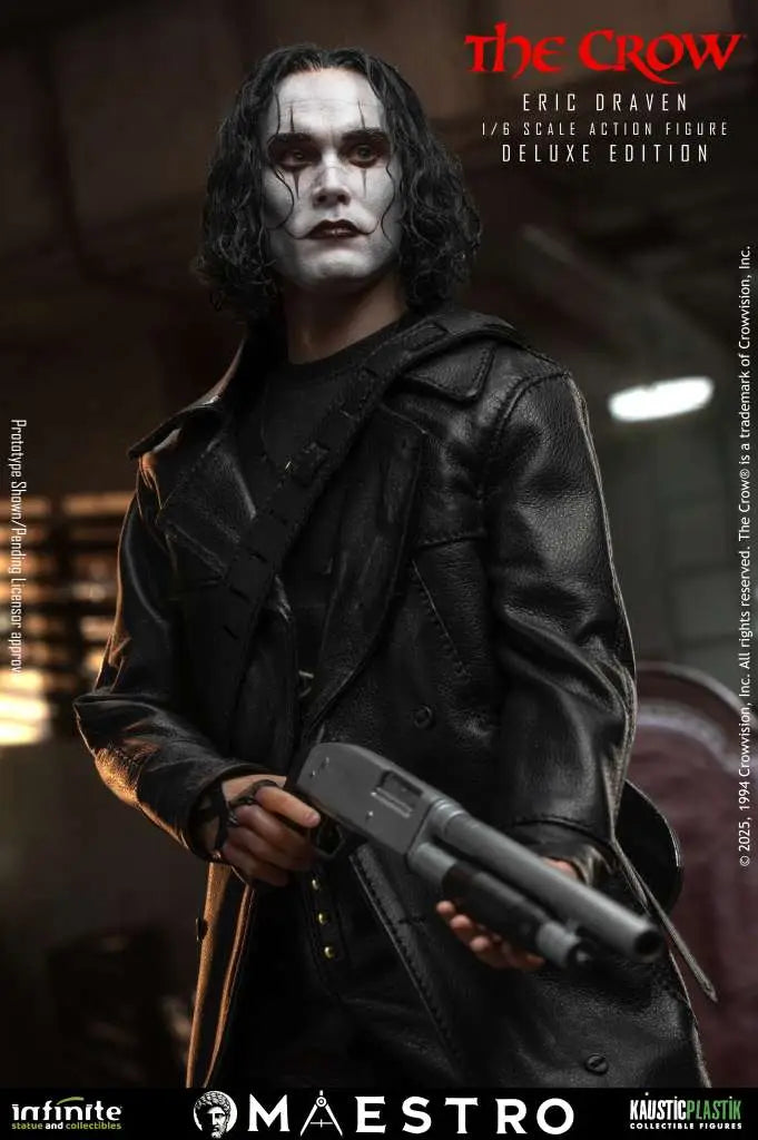 Infinite Statue / Kaustic Plastik The Crow Eric Draven Luxury Deluxe Edition 1/6 Actionfigur