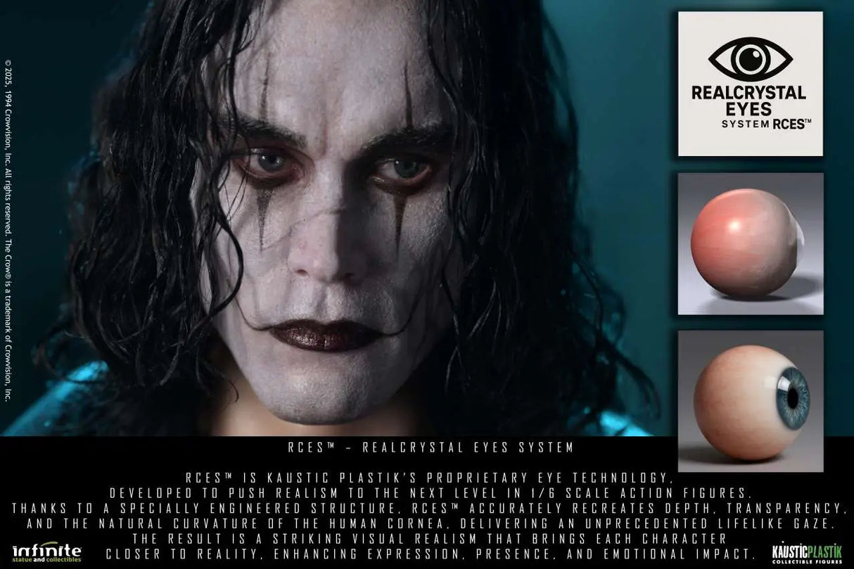 Infinite Statue / Kaustic Plastik The Crow Eric Draven Luxury Deluxe Edition 1/6 Actionfigur