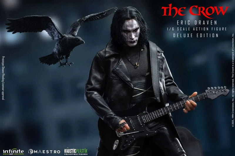 Infinite Statue / Kaustic Plastik The Crow Eric Draven Luxury Deluxe Edition 1/6 Actionfigur
