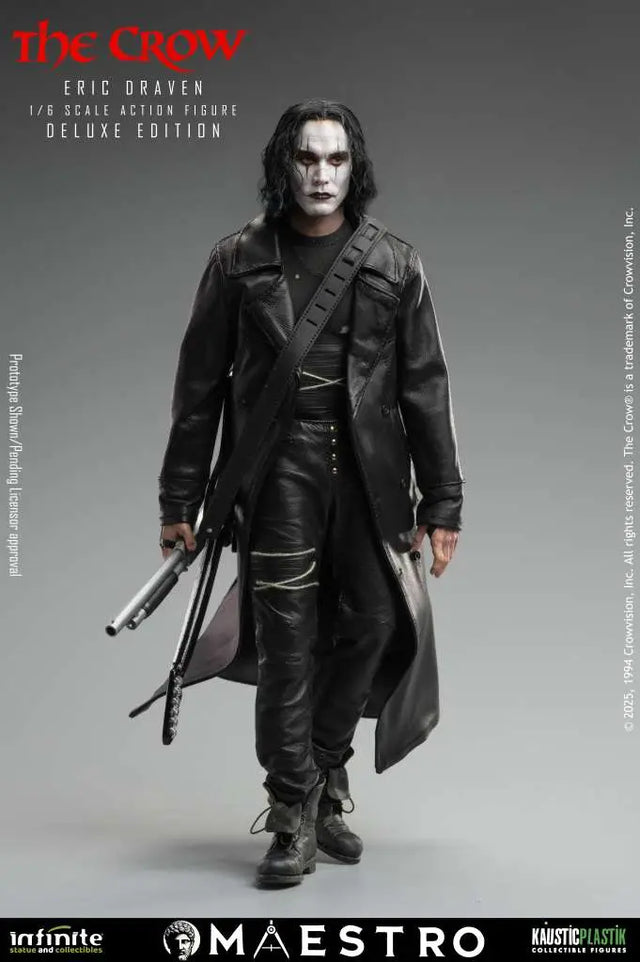 Infinite Statue / Kaustic Plastik The Crow Eric Draven Luxury Deluxe Edition 1/6 Actionfigur