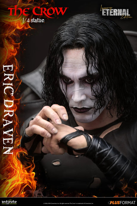 Infinite Statue / Kaustic Plastik The Crow Eric Draven Luxury Eternal Edition 1/4 Plus Format Statue