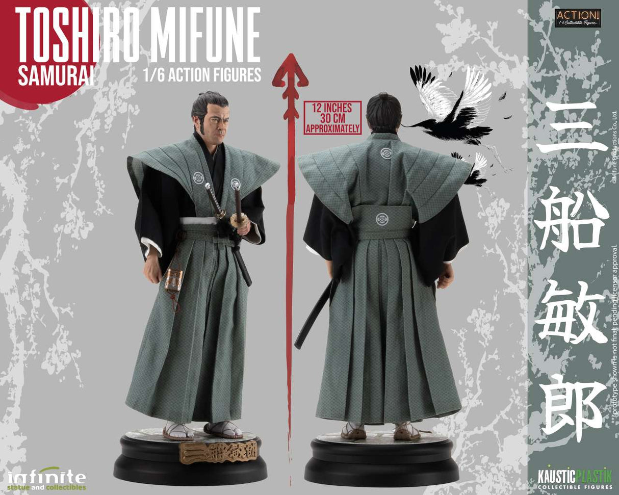 Infinite Statue / Kaustic Plastik Toshiro Mifune Samurai 1/6 Actionfigur