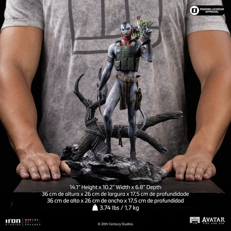 Iron Studios Avatar 3 Fire and Ash Art Miles Quaritch 1/10 Scale Statue