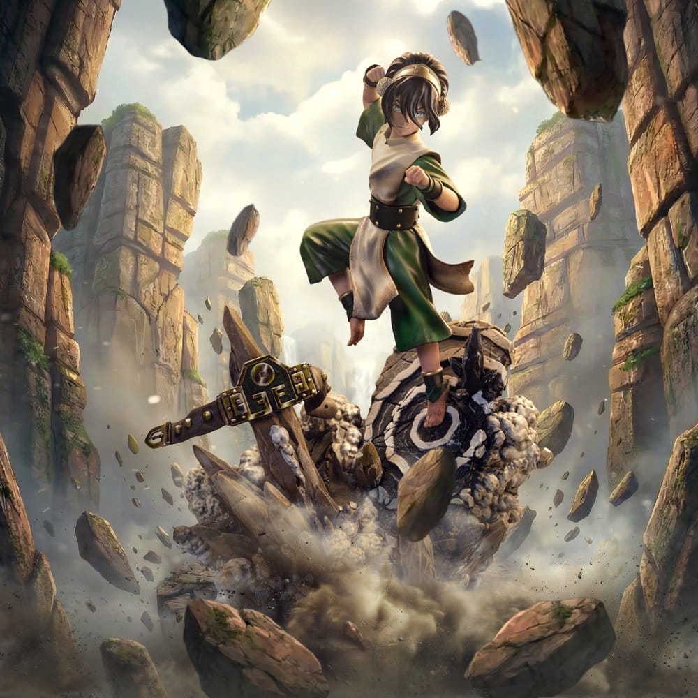 Iron Studios Avatar Der Herr der Elemente Toph Art Scale 1/10 Statue