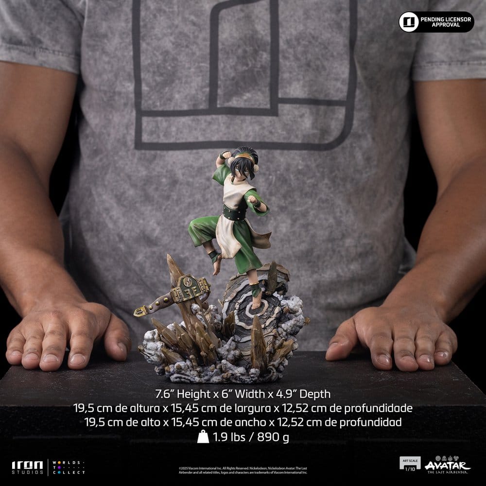 Iron Studios Avatar Der Herr der Elemente Toph Art Scale 1/10 Statue