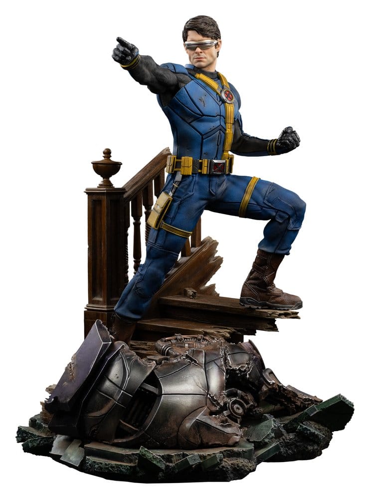 Iron Studios Avengers Doomsday Legacy Cyclops Scott Summers Deluxe 1/4 Replica Statue