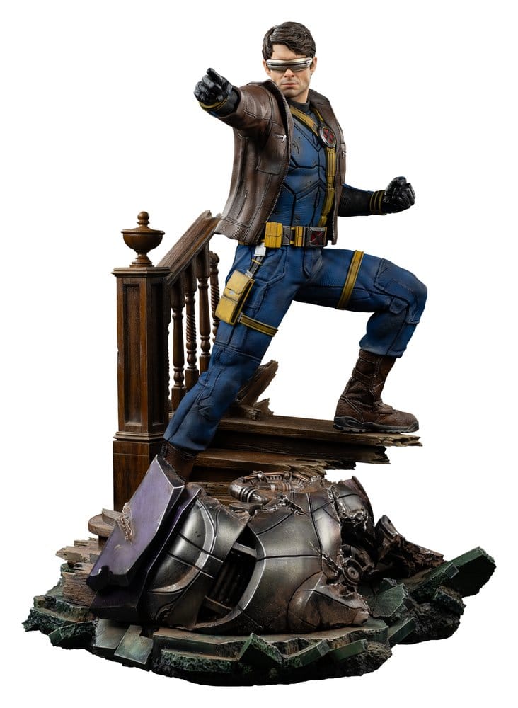 Iron Studios Avengers Doomsday Legacy Cyclops Scott Summers Deluxe 1/4 Replica Statue