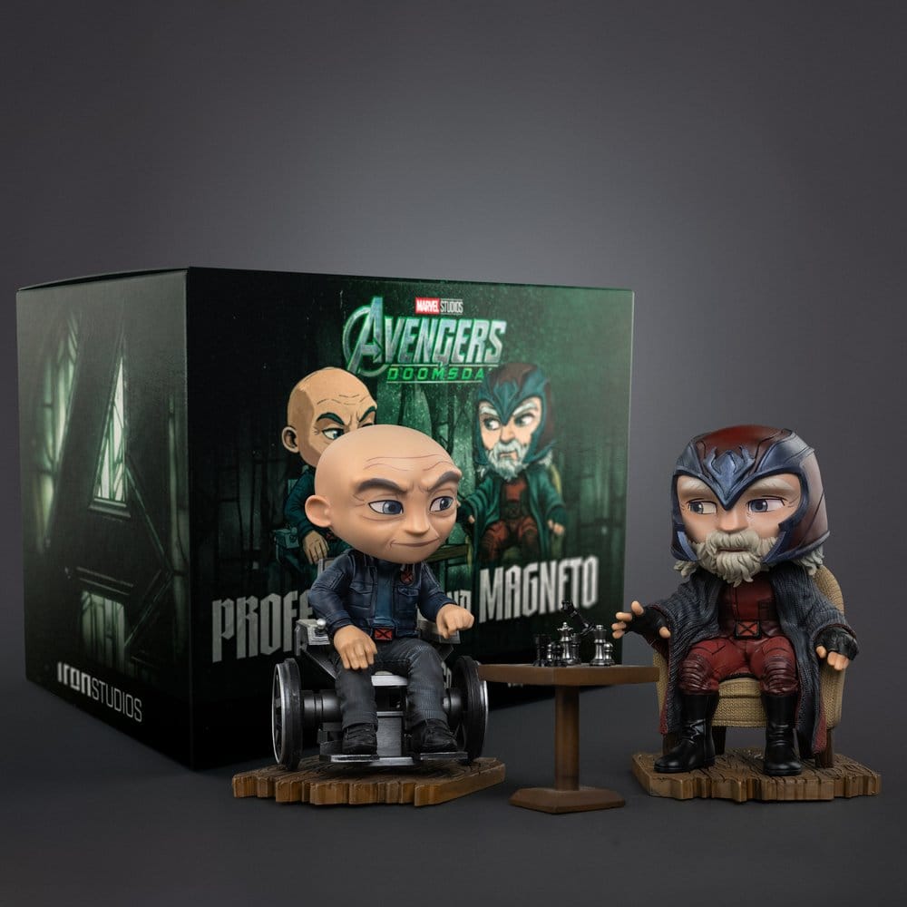Iron Studios Avengers Doomsday Xavier und Magneto MiniCo Minifigur