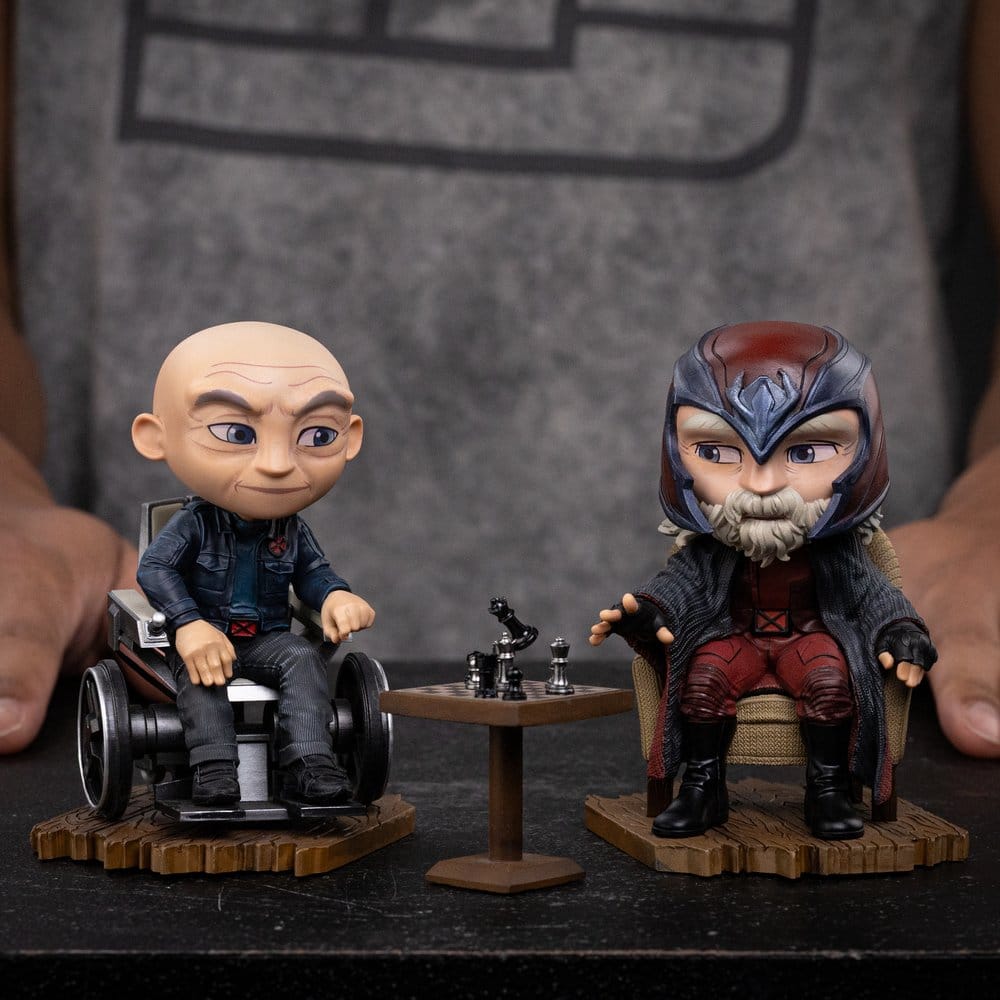 Iron Studios Avengers Doomsday Xavier und Magneto MiniCo Minifigur