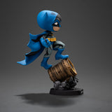 Iron Studios Batman Mini Co. Batman on Bat-Signal Blue Variant PVC Figur