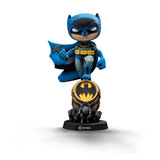 Iron Studios Batman Mini Co. Batman on Bat-Signal Blue Variant PVC Figur