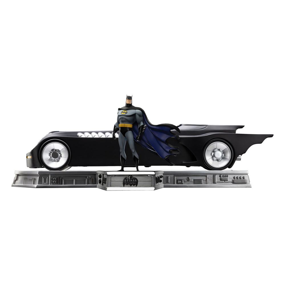 Iron Studios Batman The Animated Series (1992) Batman and Batmobile 1/10 Deluxe Statue