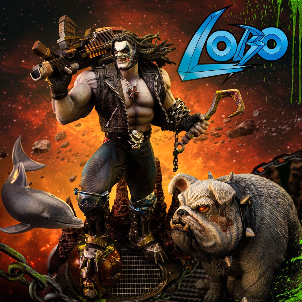 Iron Studios DC Comics Art Scale Statue Lobo Unleashed 1/10 Statue