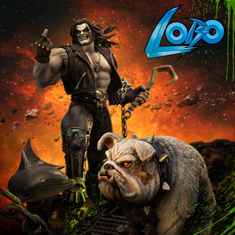 Iron Studios DC Comics Art Scale Statue Lobo Unleashed 1/10 Statue