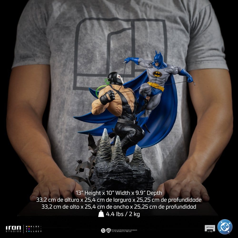 Iron Studios DC Comics Batman vs Bane 1/10 Diorama Statue