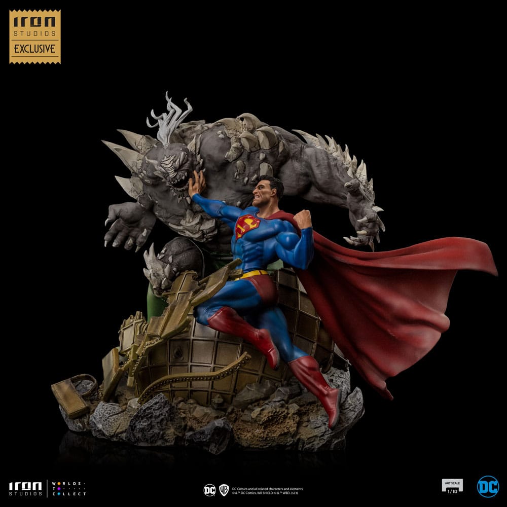 Iron Studios DC Comics Superman vs Doomsday BDS Art Scale Exclusive 1/10 Statue