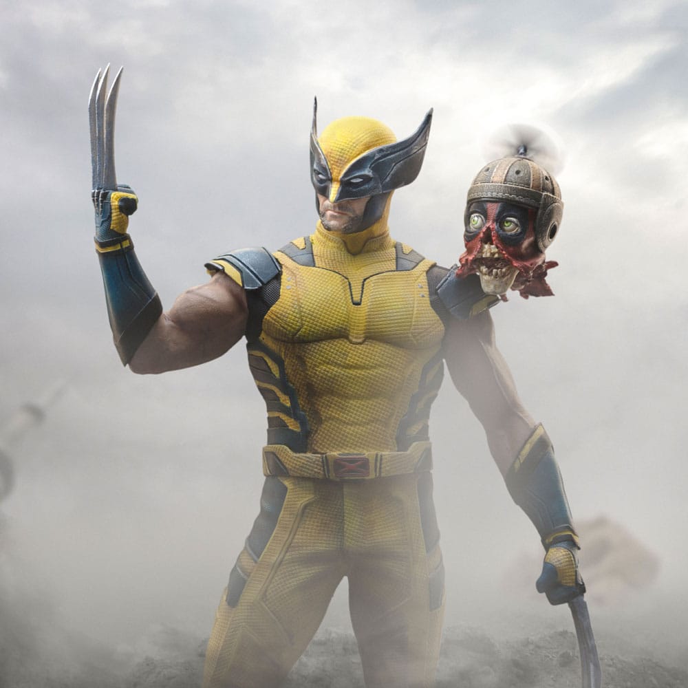 Iron Studios Deadpool 3 Wolverine Headpool Art Scale 1/10 Statue