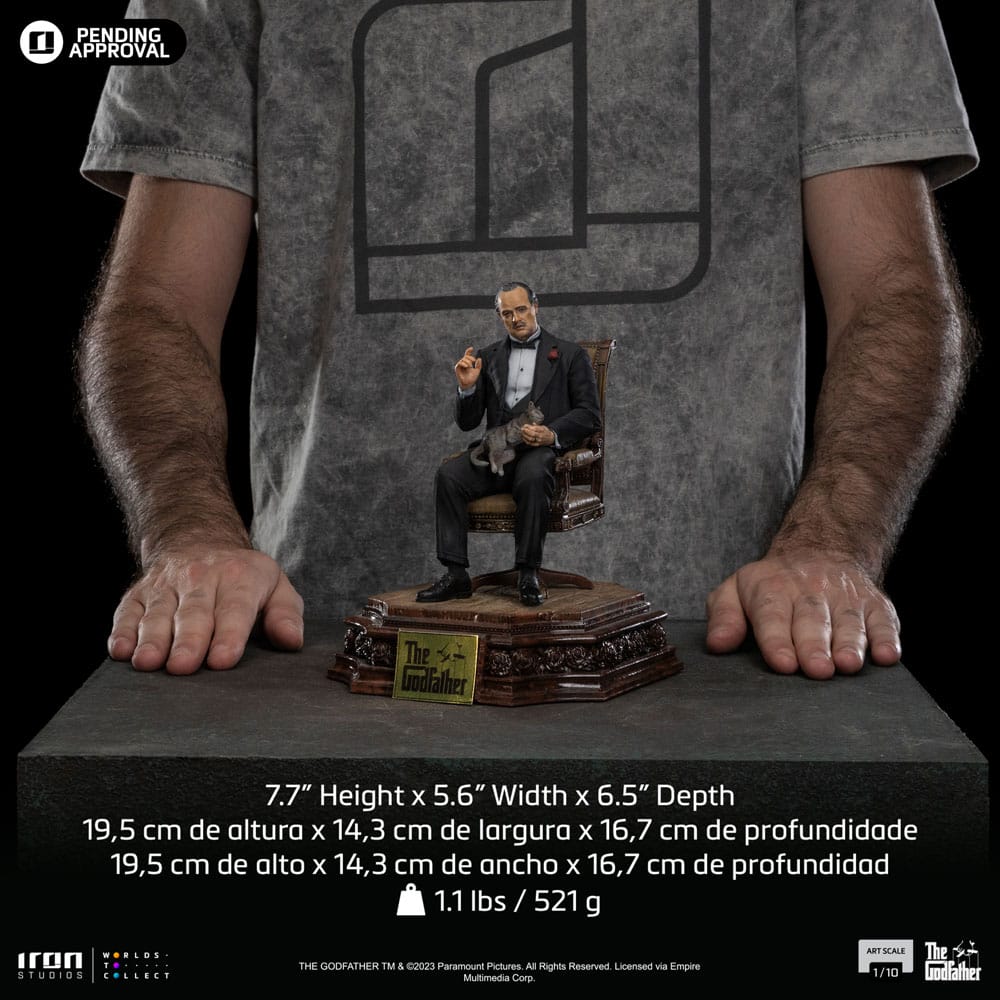Iron Studios Der Pate Don Vito Corelione Art Scale 1/10 Statue