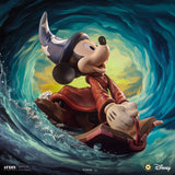 Iron Studios Disney Classics Vintage Collection Deluxe Art Scale Statue 1/10 Sorcerer Mickey 28 cm