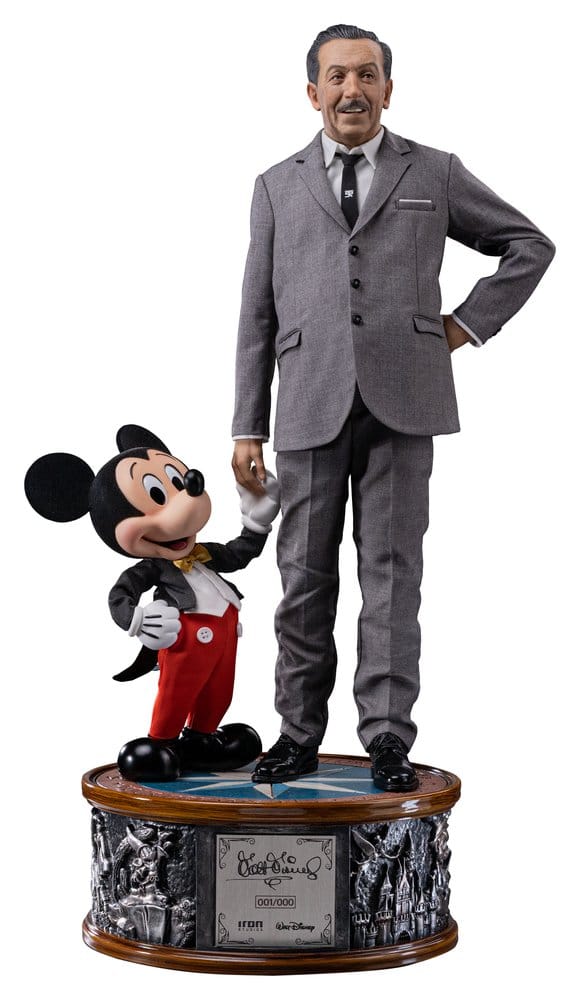 Iron Studios Disney Classics Walt Disney & Mickey Mouse Legacy 1/4 Replica Statue