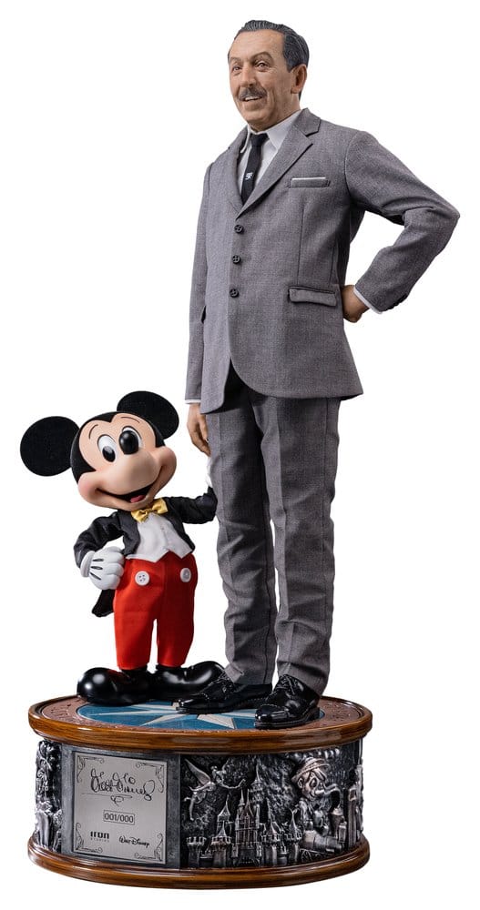 Iron Studios Disney Classics Walt Disney & Mickey Mouse Legacy 1/4 Replica Statue