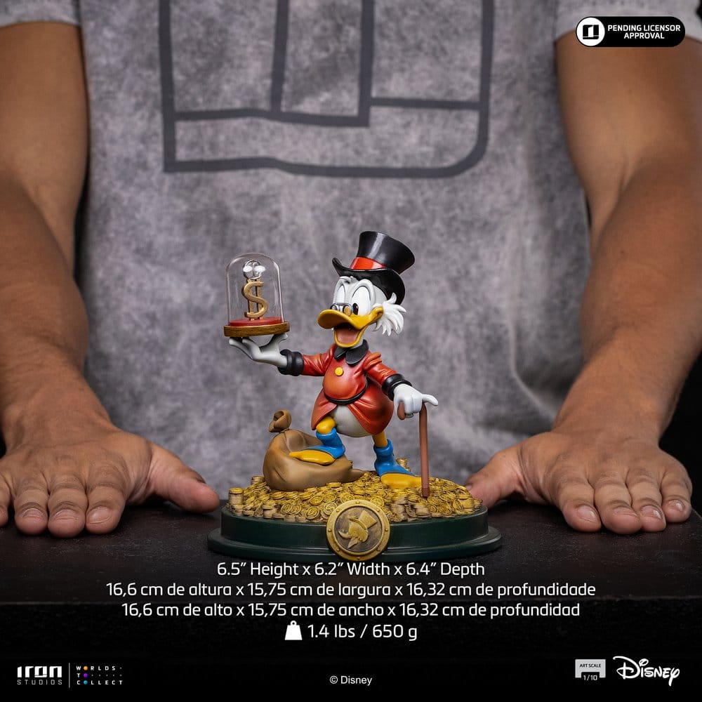 Iron Studios Duck Tales Uncle Scrooge McDuck 1/10 Art Scale Statue