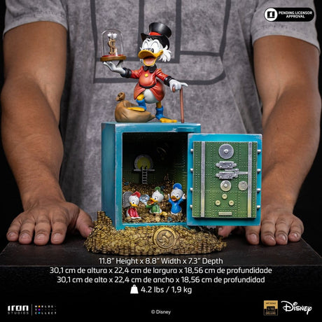 Iron Studios Duck Tales Uncle Scrooge McDuck And Nephews Art Scale 1/10 Statue