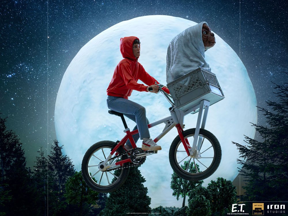 Iron Studios E.T. Der Außerirdische E.T. & Elliot 1/10 Deluxe Art Scale Statue