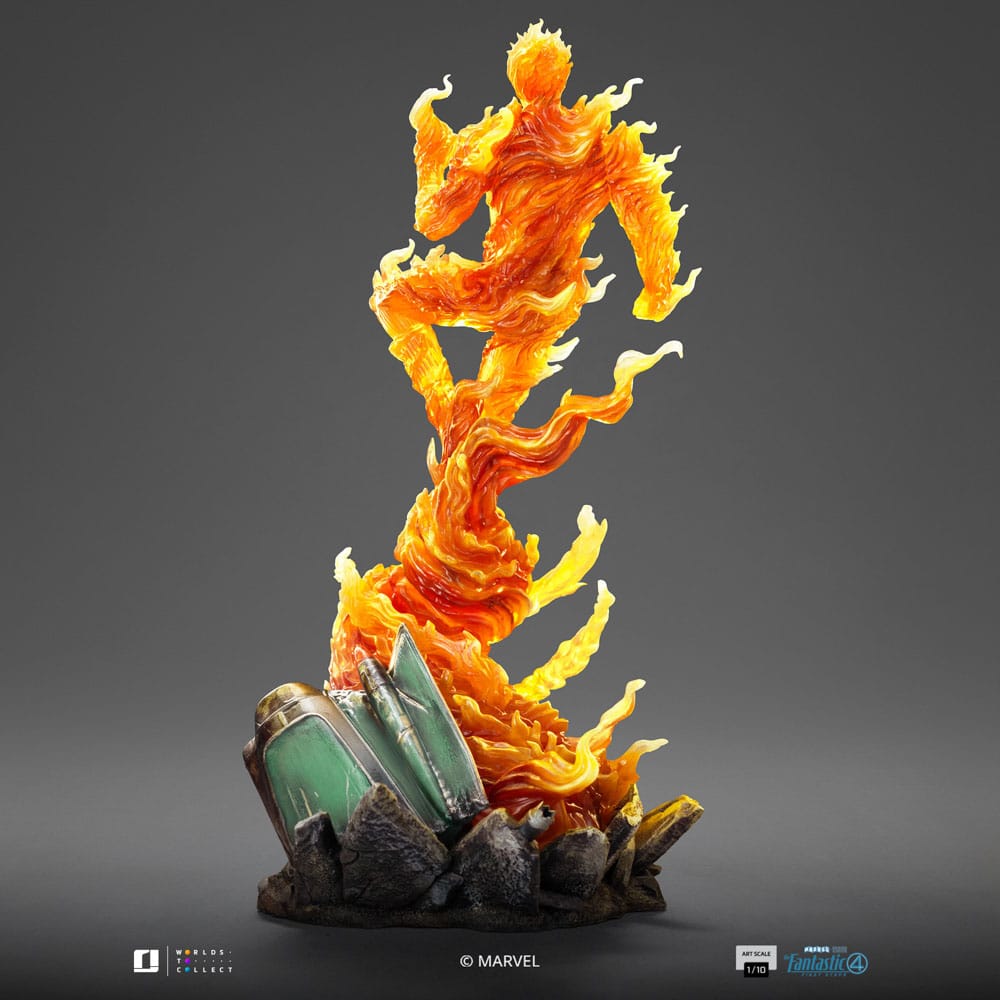 Iron Studios Fantastic Four Human Torch 1/10 Art Scale Statue