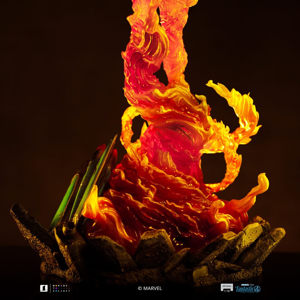 Iron Studios Fantastic Four Human Torch 1/10 Art Scale Statue