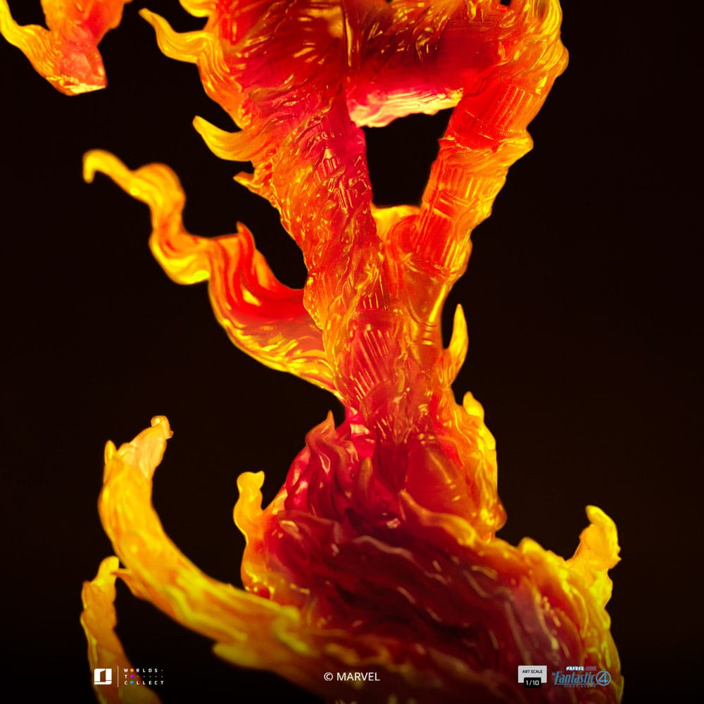 Iron Studios Fantastic Four Human Torch 1/10 Art Scale Statue