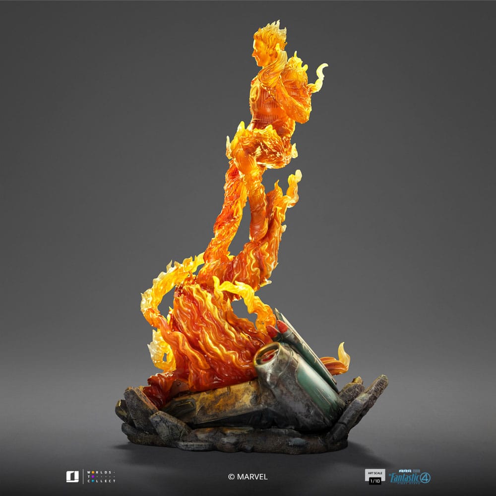 Iron Studios Fantastic Four Human Torch 1/10 Art Scale Statue