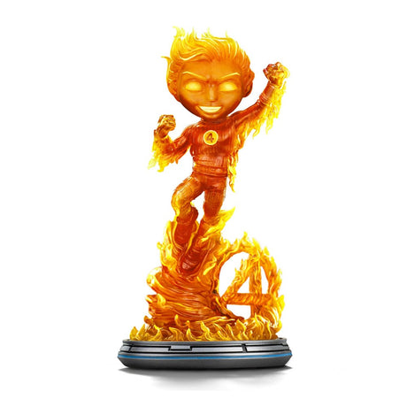 Iron Studios Fantastic Four Human Torch LED Mini Co. Figur
