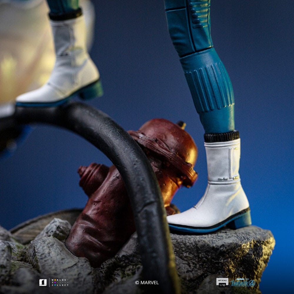 Iron Studios Fantastic Four Invisible Woman and Franklin Art Scale 1/10 Statue