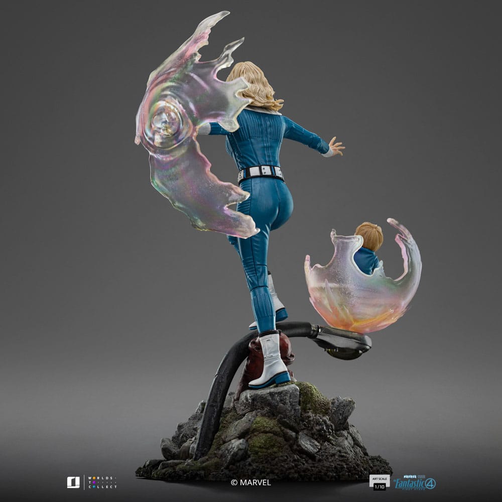 Iron Studios Fantastic Four Invisible Woman and Franklin Art Scale 1/10 Statue