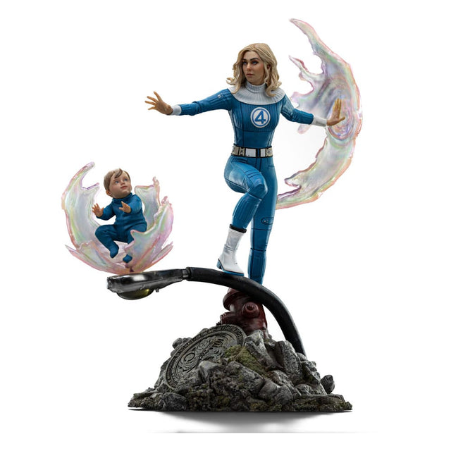 Iron Studios Fantastic Four Invisible Woman and Franklin Art Scale 1/10 Statue
