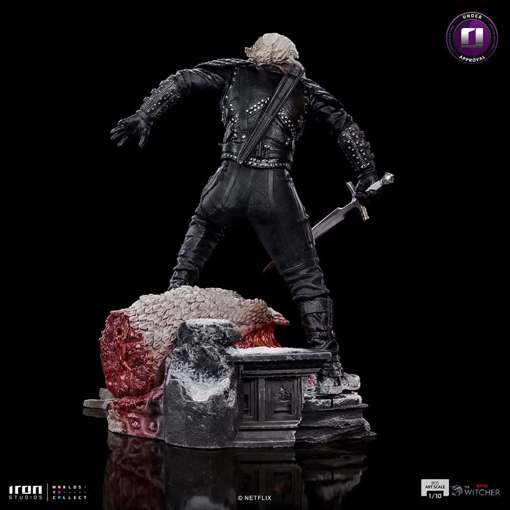 Iron Studios Geralt of Rivia The Witcher 1/10 BDS Art Scale Statue