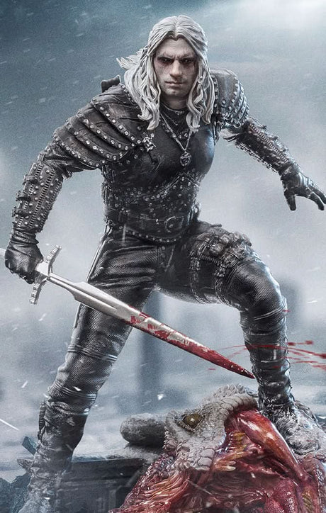 Iron Studios Geralt of Rivia The Witcher 1/10 BDS Art Scale Statue