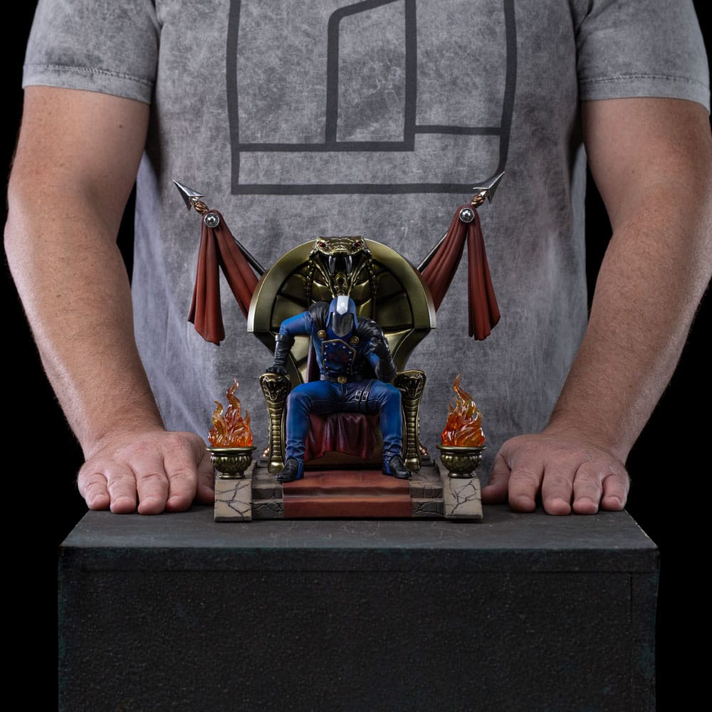 Iron Studios GI Joe Art Scale Statue Cobra Commander 1/10 Statue