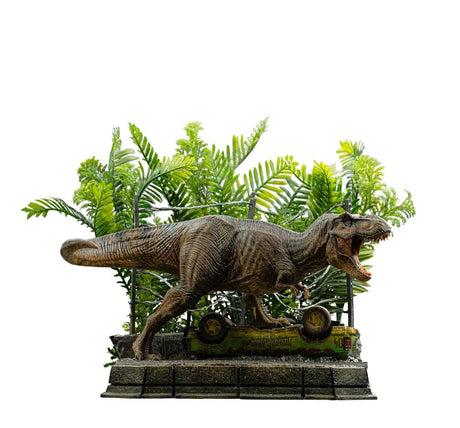 Iron Studios Jurassic Park Icons T-Rex Breakout Set A Statue