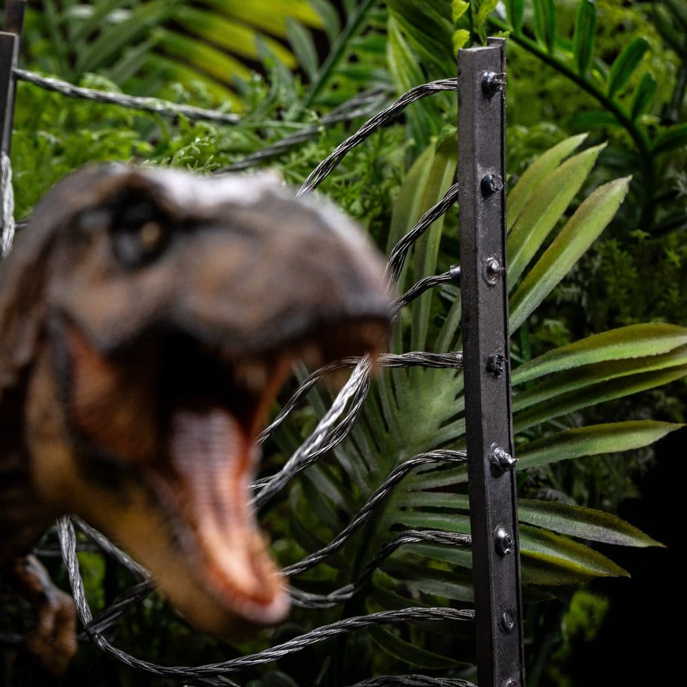 Iron Studios Jurassic Park Icons T-Rex Breakout Set A Statue