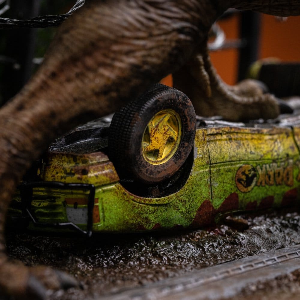 Iron Studios Jurassic Park Icons T-Rex Breakout Set A Statue