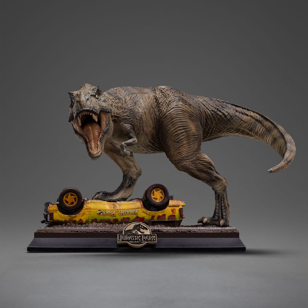 Iron Studios Jurassic Park T-Rex Attack Icons Statue