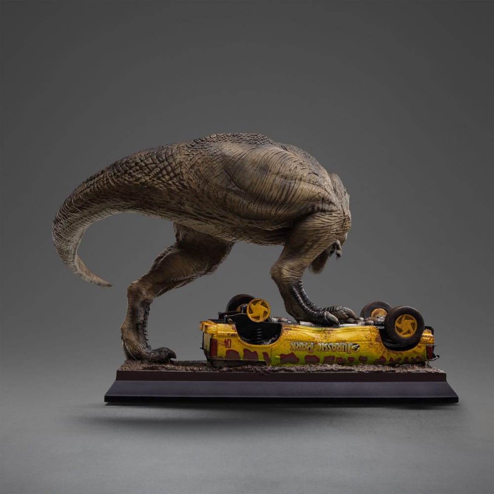 Iron Studios Jurassic Park T-Rex Attack Icons Statue