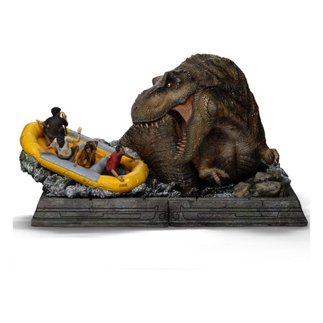 Iron Studios Jurassic World Rebirth Demi Art T-Rex River Attack 1/20 Statue