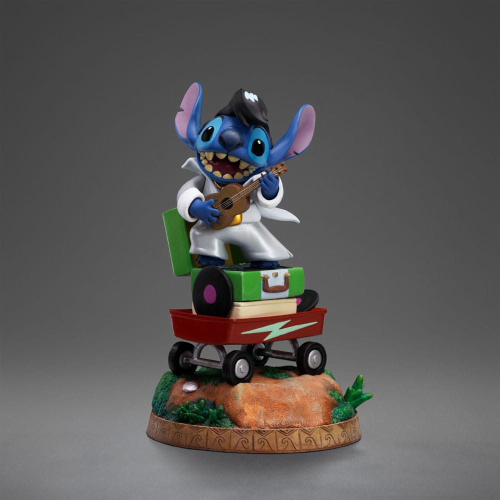Iron Studios Lilo & Stitch Stitch King Of Rock 1/10 Statue